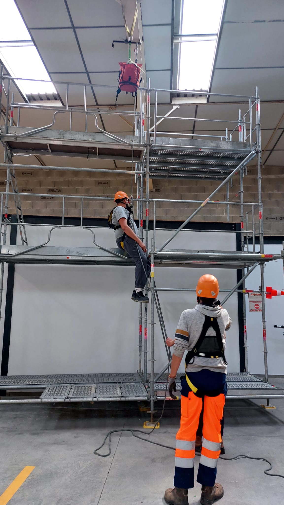 Informations sur la durée et les tarifs de la formation TRAVAIL EN HAUTEUR - EPI et EPC