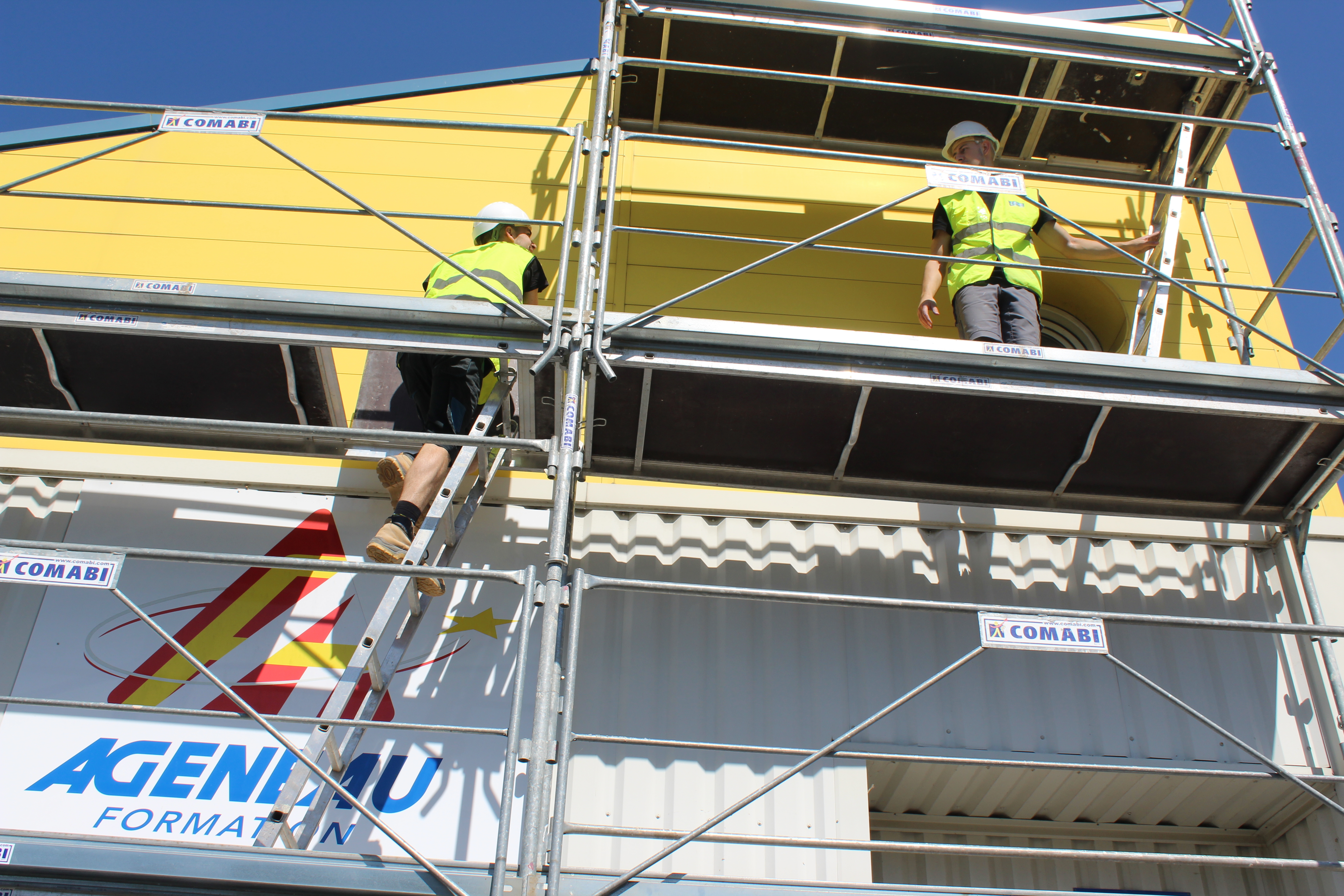 Image de la formation MONTAGE, DEMONTAGE, UTILISATION ET RECEPTION ECHAFAUDAGE FIXE ET ROULANT