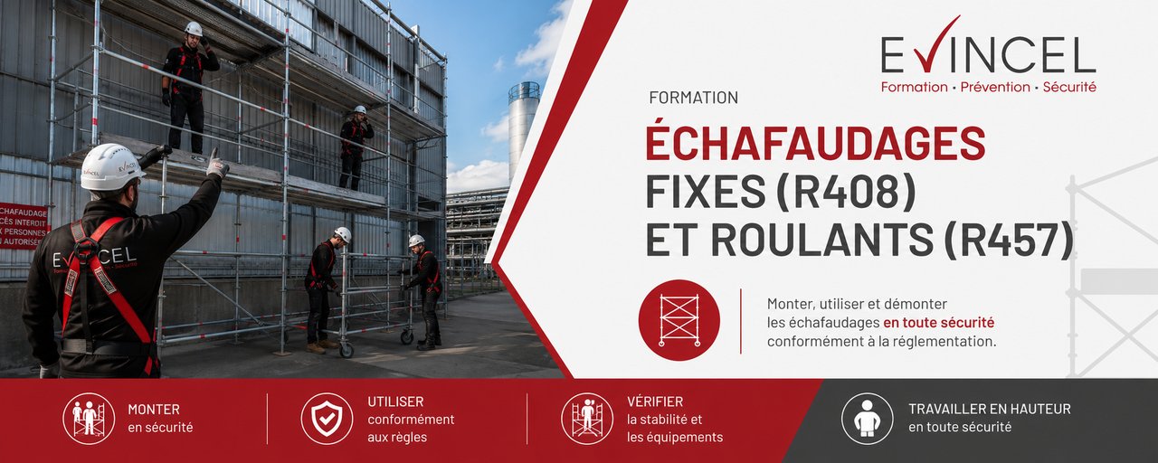 Image de la formation Formation échafaudages fixes et roulants - conforme R408 et R457