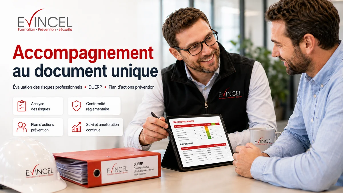 Informations sur la durée et les tarifs de la formation Formation DUERP – Évaluer les risques professionnels et élaborer le document unique